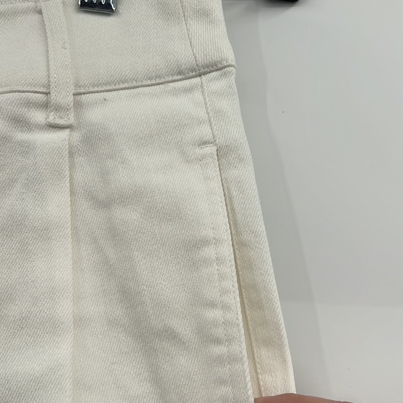 🆕Generation Love Mona High Waist Cuffed Denim White Shorts Classic Fit - Picture 11 of 13